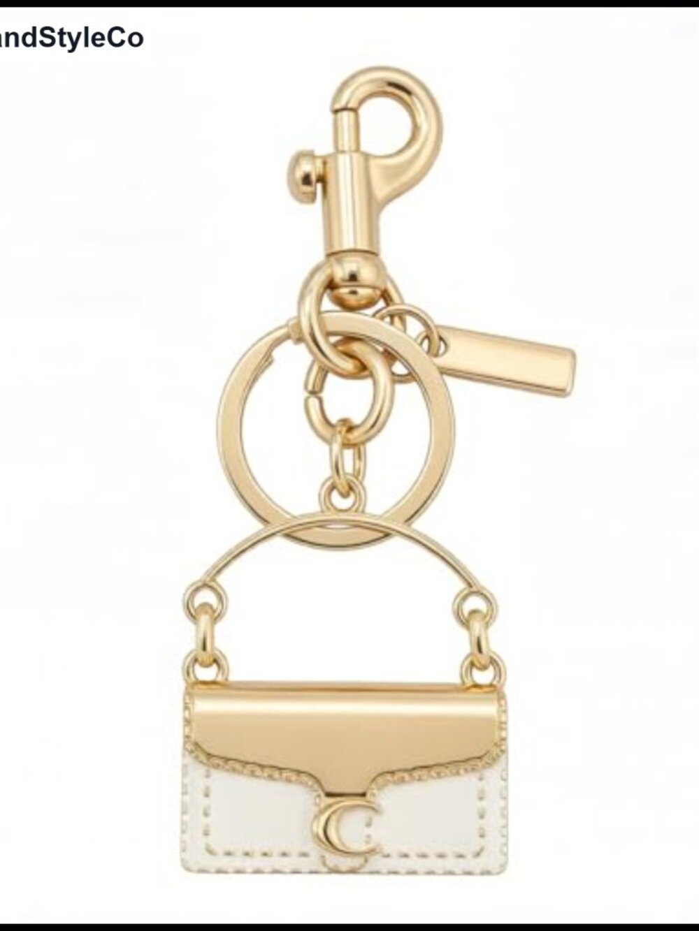 Cherry Cutout Charm Bag Purse Keychain
